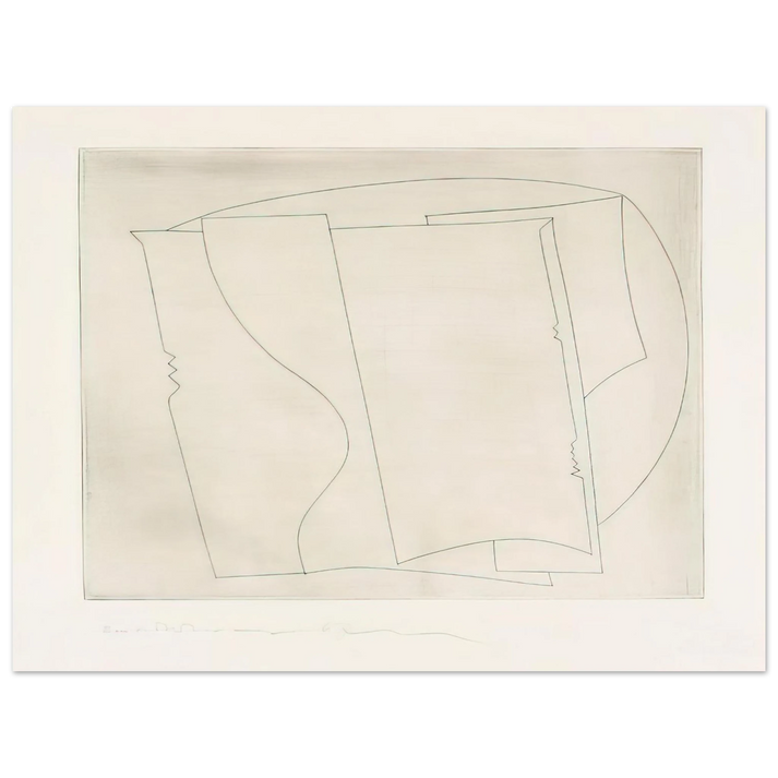 Ben Nicholson - Ronco - 1967 75x100 cm / 30x40inches Fine Art Poster