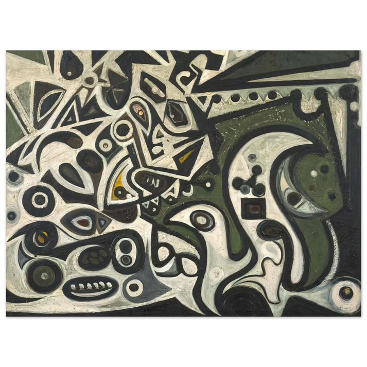 Richard Pousette-Dart - River Metamorphosis - 1939 75x100 cm / 30x40inches Fine Art Poster
