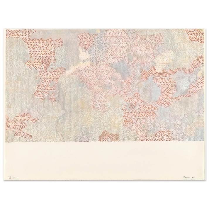 Nancy Graves - Maskelyne DA Region of the Moon from the series Lunar Maps - 1972 75x100 cm / 30x40inches Fine Art Poster