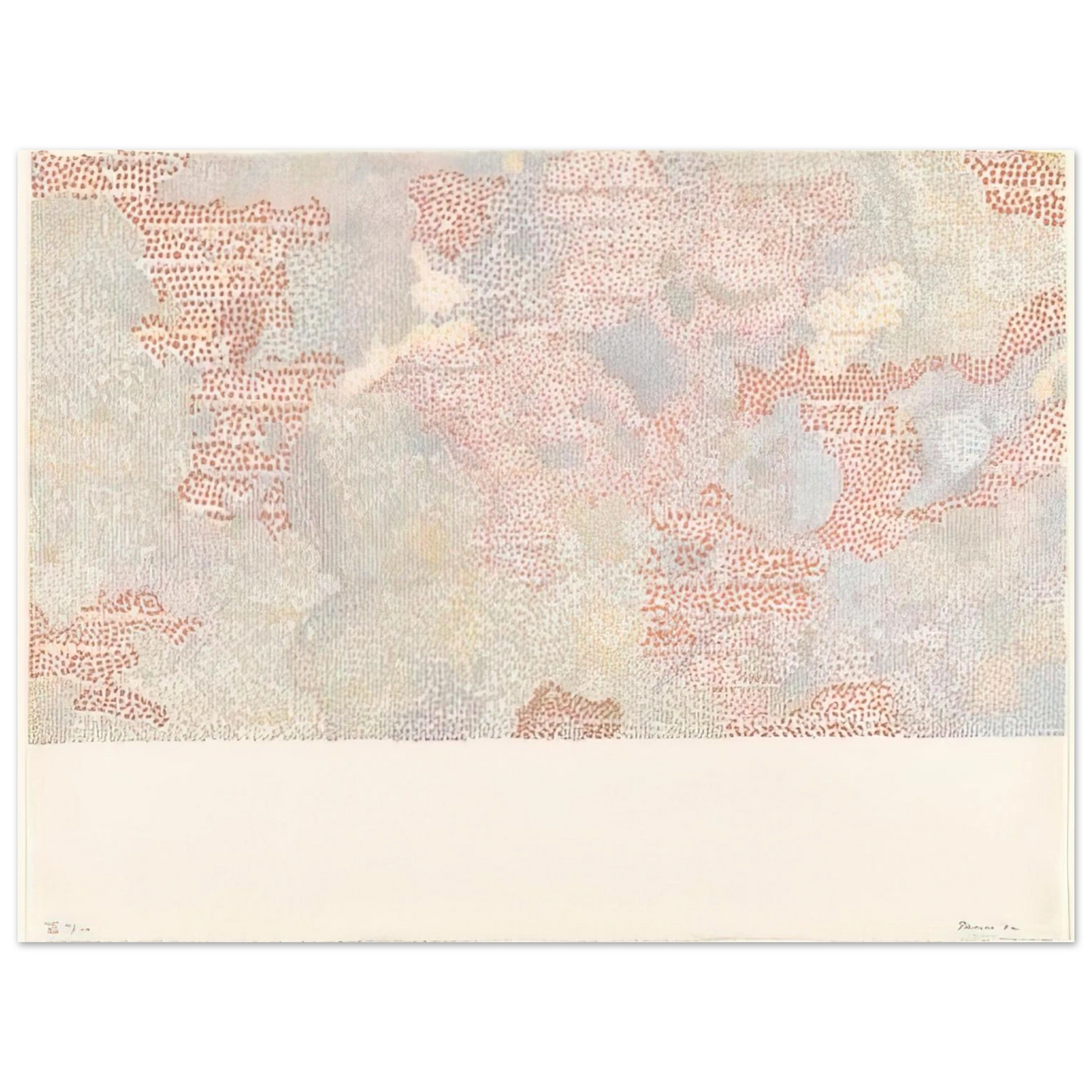 Nancy Graves - Maskelyne DA Region of the Moon from the series Lunar Maps - 1972 75x100 cm / 30x40inches Fine Art Poster