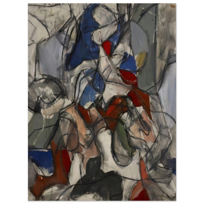 Robert Goodnough - Untitled - 1951 75x100 cm / 30x40inches Fine Art Poster