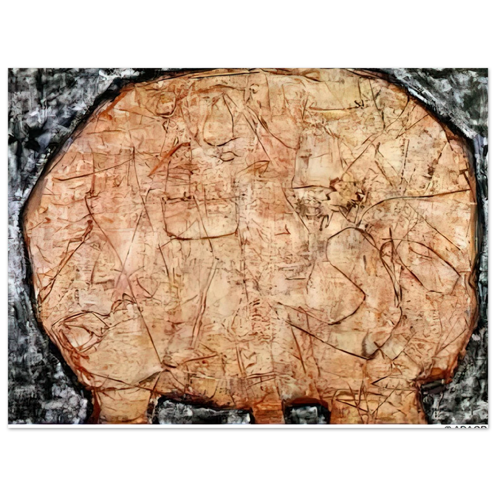 Jean Dubuffet - TABLE CORAIL 75x100 cm / 30x40inches Fine Art Poster
