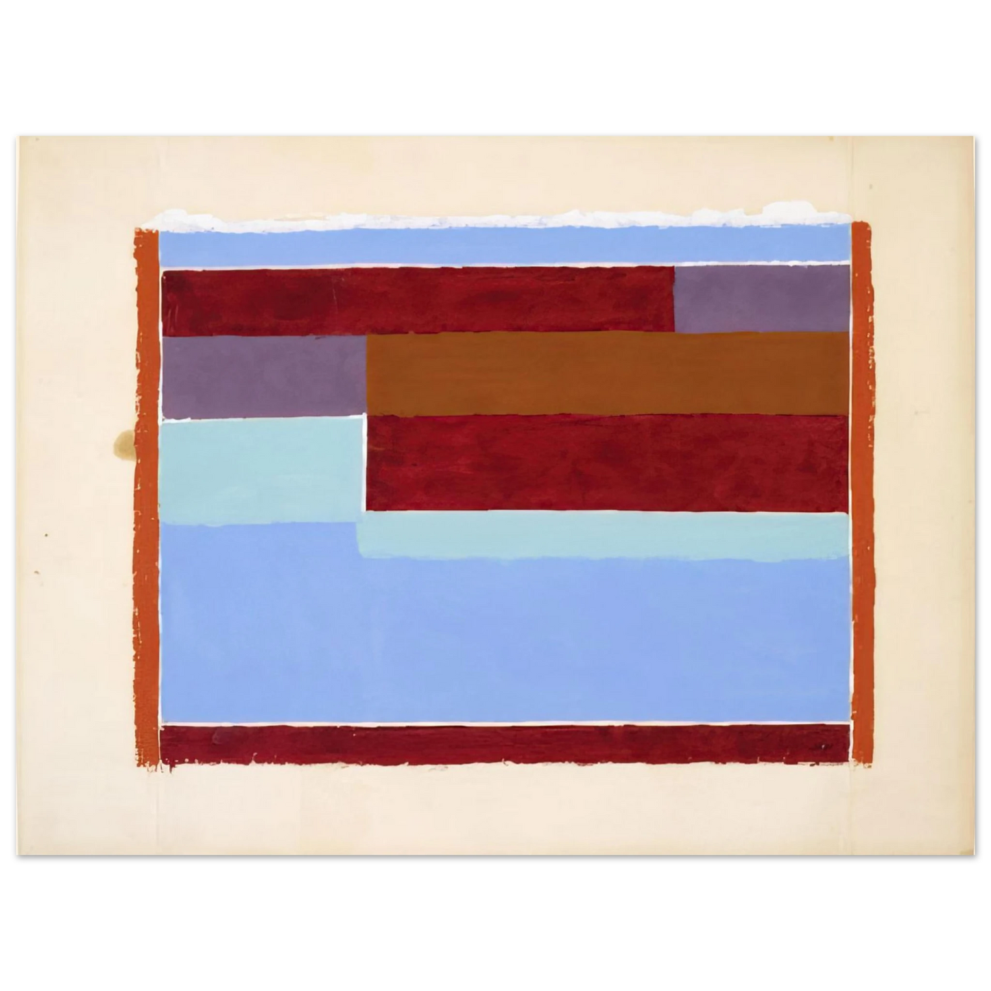 Josef Albers - UNTITLED ABSTRACTION VIII 1937 75x100 cm / 30x40inches Fine Art Poster