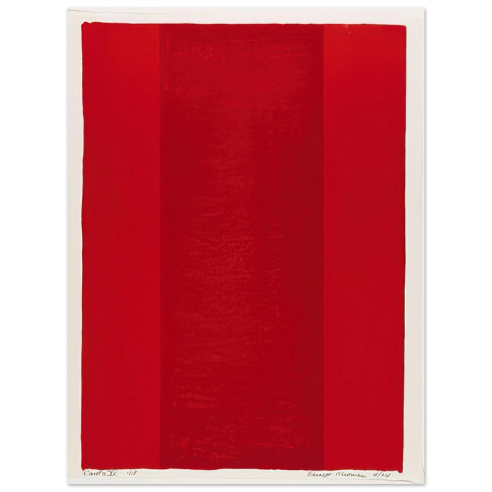Barnett Newman - Canto XV 75x100 cm / 30x40inches Fine Art Poster