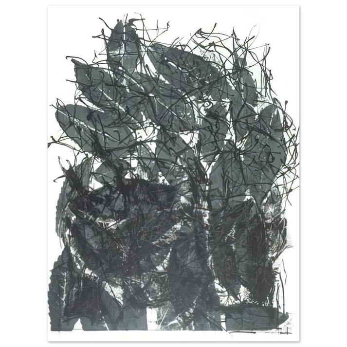 Jean-Paul Riopelle - Leaves I 75x100 cm / 30x40inches Fine Art Poster