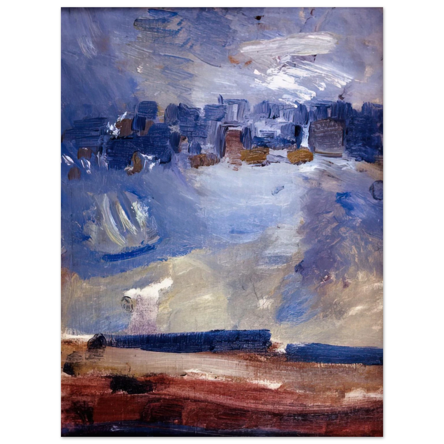 John Marin - Wehawken Sequence - Abstract Art, Expressionism 75x100 cm / 30x40inches Fine Art Poster