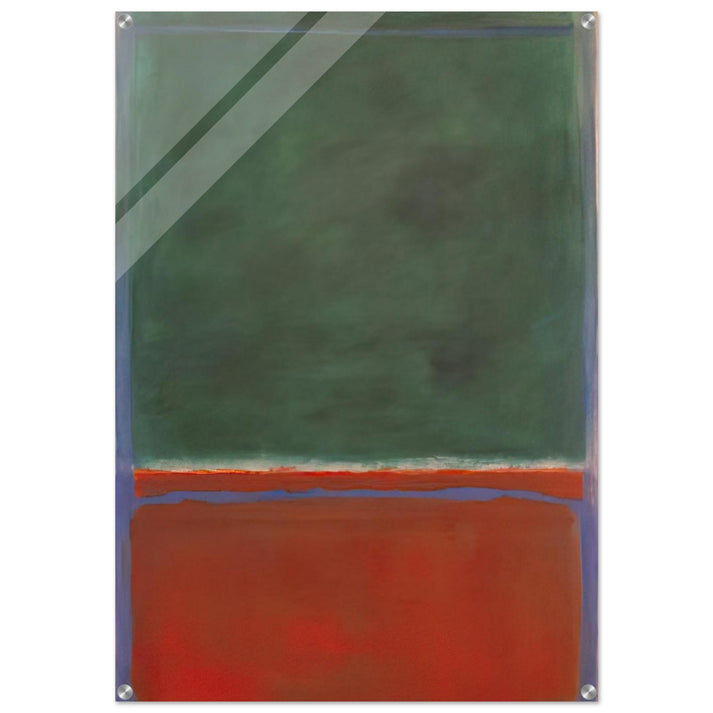 Green and Maroon - 1953 - Mark Rothko Acrylic Print - 70x100 cm / 28x40″ inches | Mark Rothko Wall Art | Mark Rothko Prints