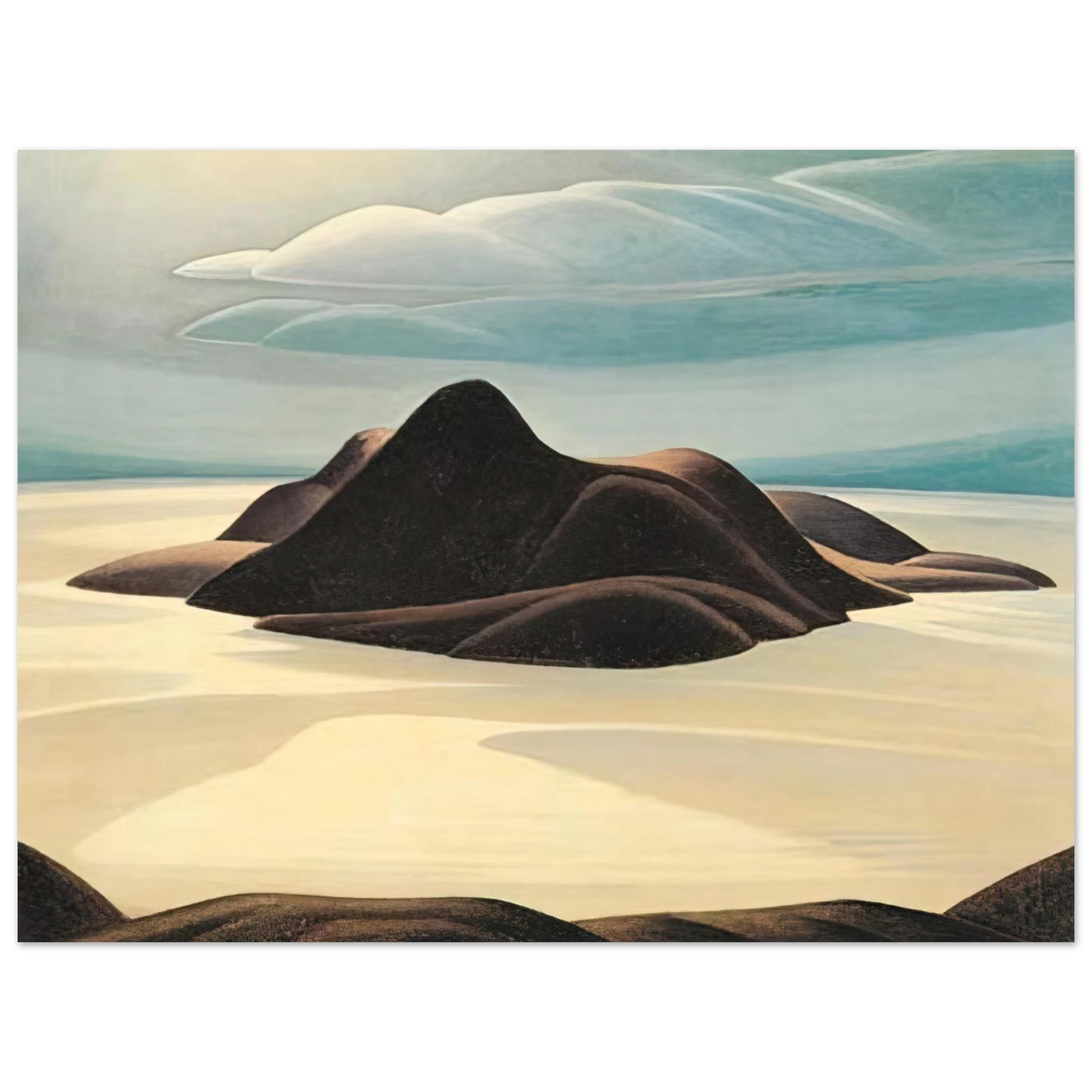 Lawren Harris - Pic Island, Lake Superior - 1924 75x100 cm / 30x40inches Fine Art Poster