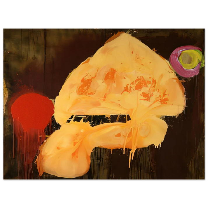 John Hoyland - Quas 23.1.86 - 1986 75x100 cm / 30x40inches Fine Art Poster