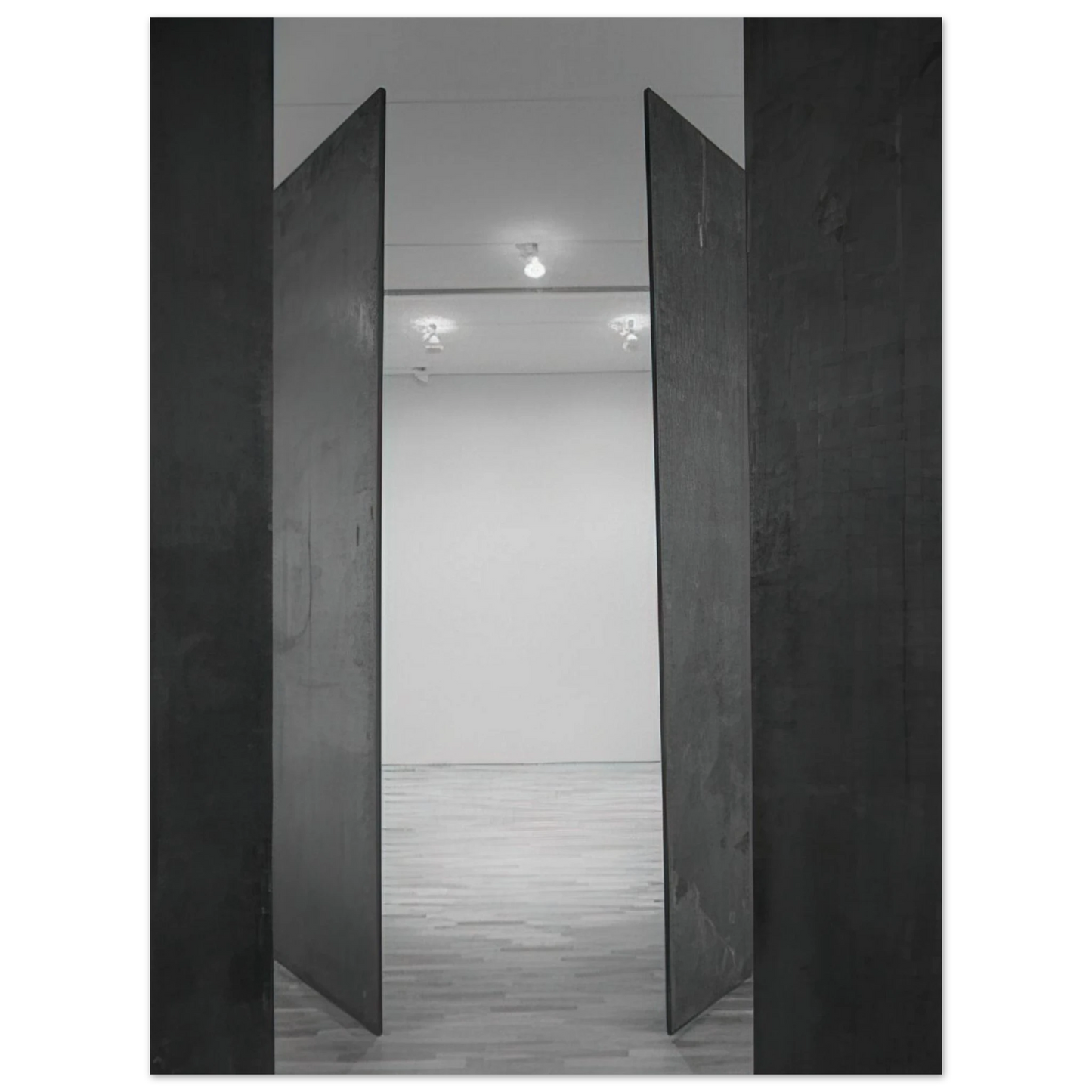 Richard Serra - CIRCUIT II 1972 75x100 cm / 30x40inches Fine Art Poster