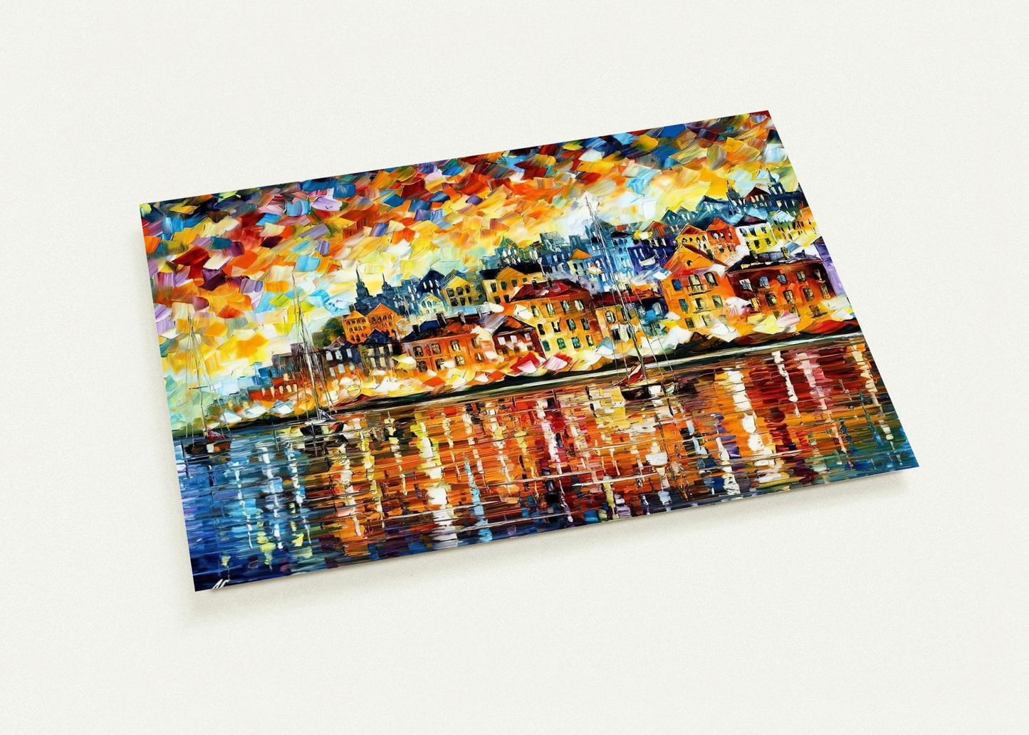 Leonid Afremov By Leonid Afremov Pack of 10 Post Cards | Leonid Afremov Post Cards | A6 (10.5 x 14.8 cm) - 4.1 x 5.8 inches