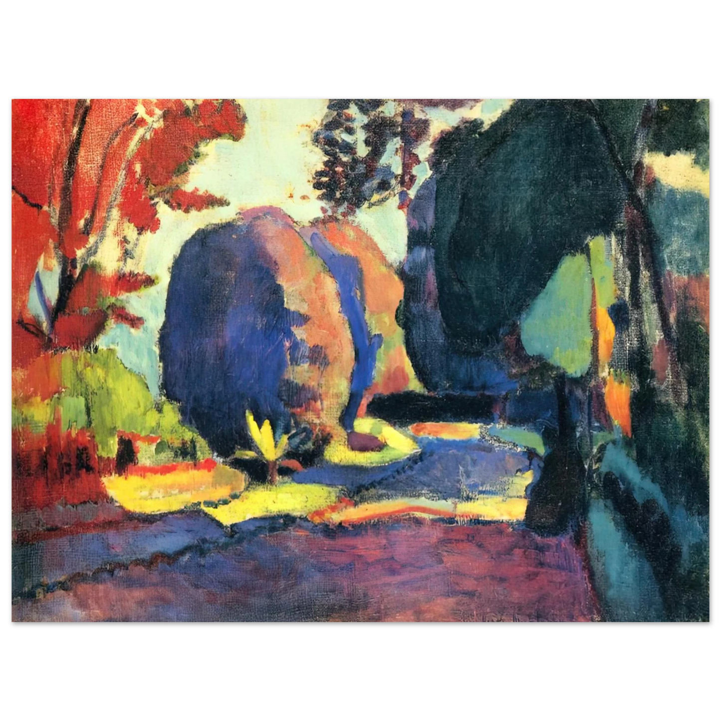 Henri Matisse - THE LUXEMBOURG GARDENS 1901 75x100 cm / 30x40inches Fine Art Poster