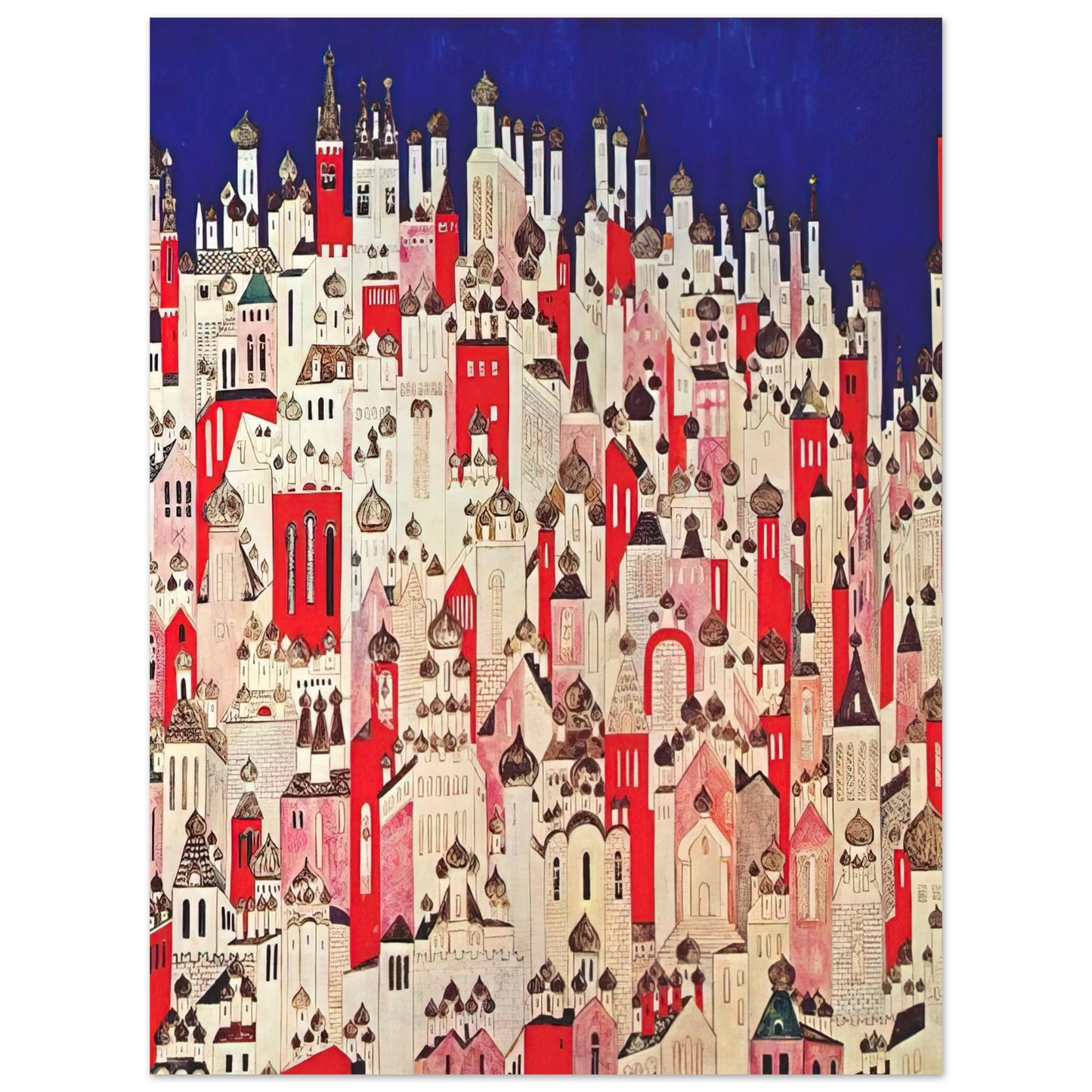 Natalia Goncharova - Design for final backcloth - 1926 75x100 cm / 30x40inches Fine Art Poster