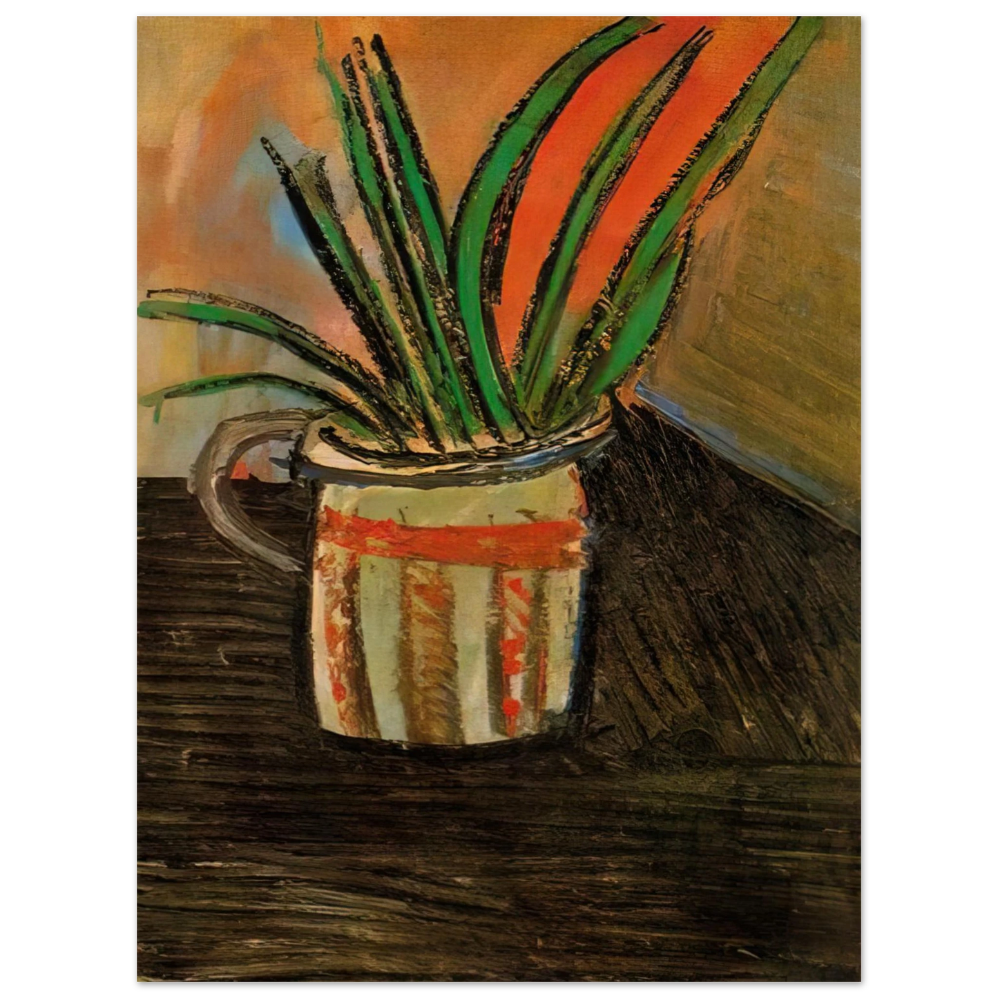 Pablo Picasso - Exotic Flowers - 1907 75x100 cm / 30x40inches Fine Art Poster