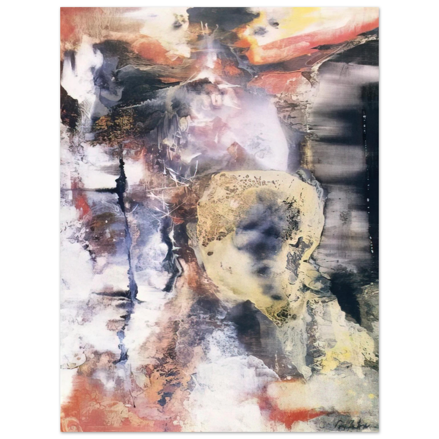 Paul Jenkins - The Archer - 1955 75x100 cm / 30x40inches Fine Art Poster