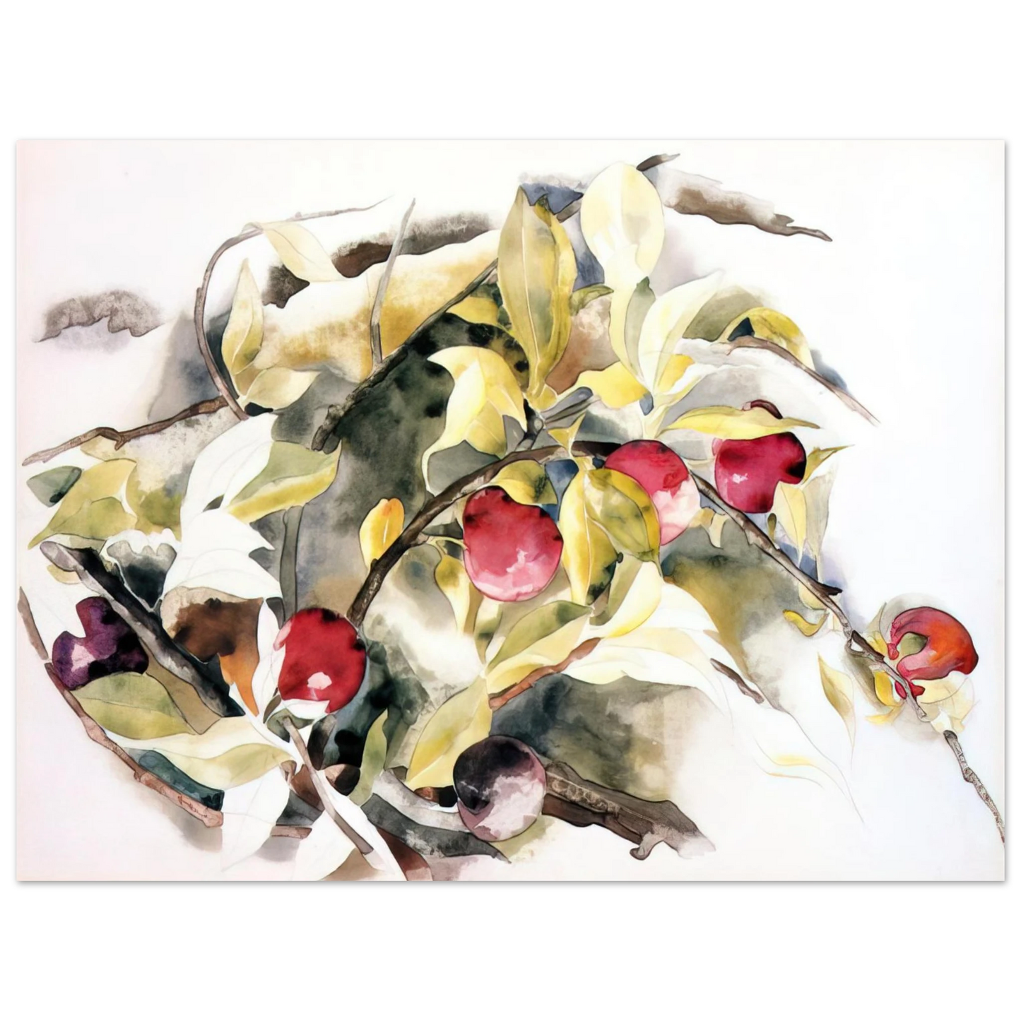 Charles Demuth - Plums - 1925 75x100 cm / 30x40inches Fine Art Poster