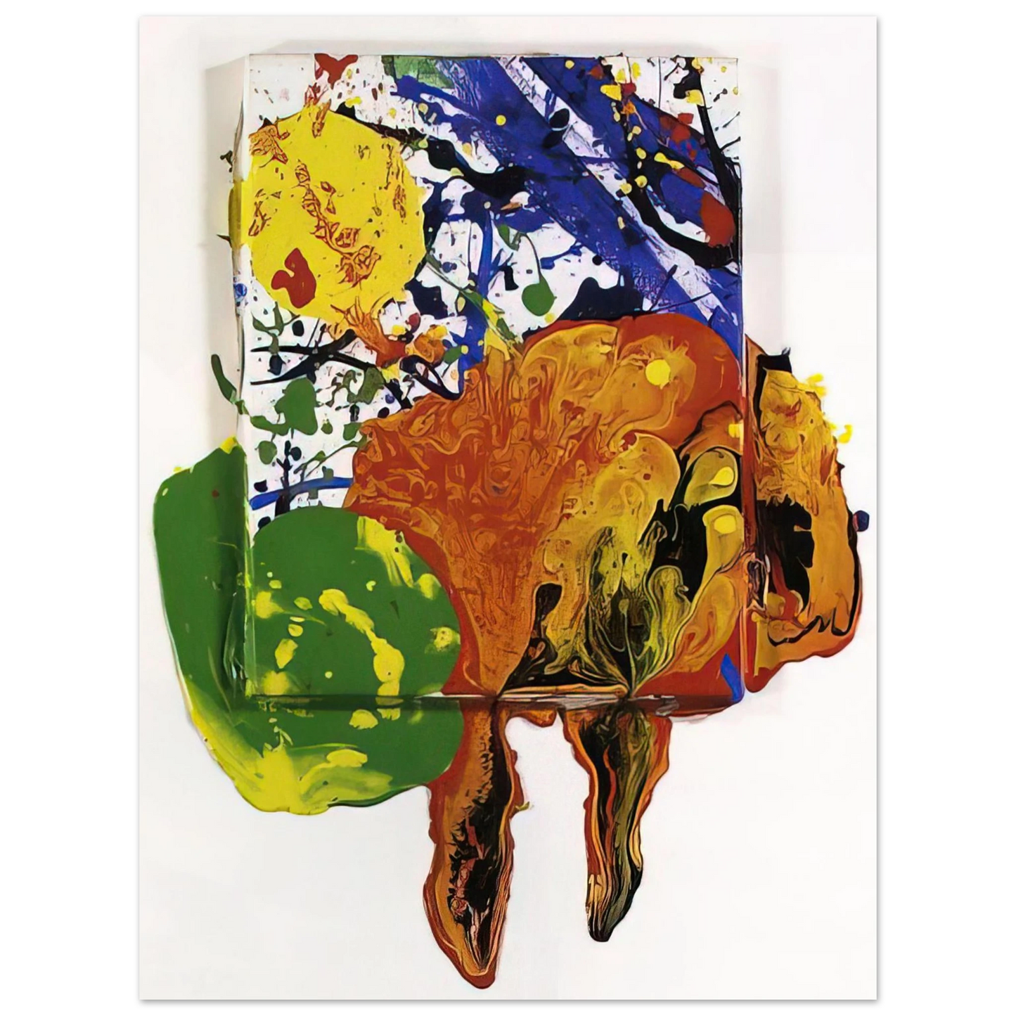 Sam Francis - Untitled SFP89-105 75x100 cm / 30x40inches Fine Art Poster