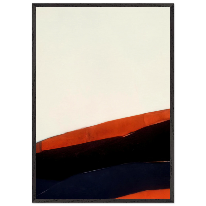 November 1963 III - 1963 N2 - Edward Corbett 70x100 cm / 28x40 inches Framed Art Print – Black Wooden Frame