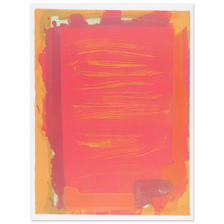 John Hoyland - Untitled II - 1974 75x100 cm / 30x40inches Fine Art Poster