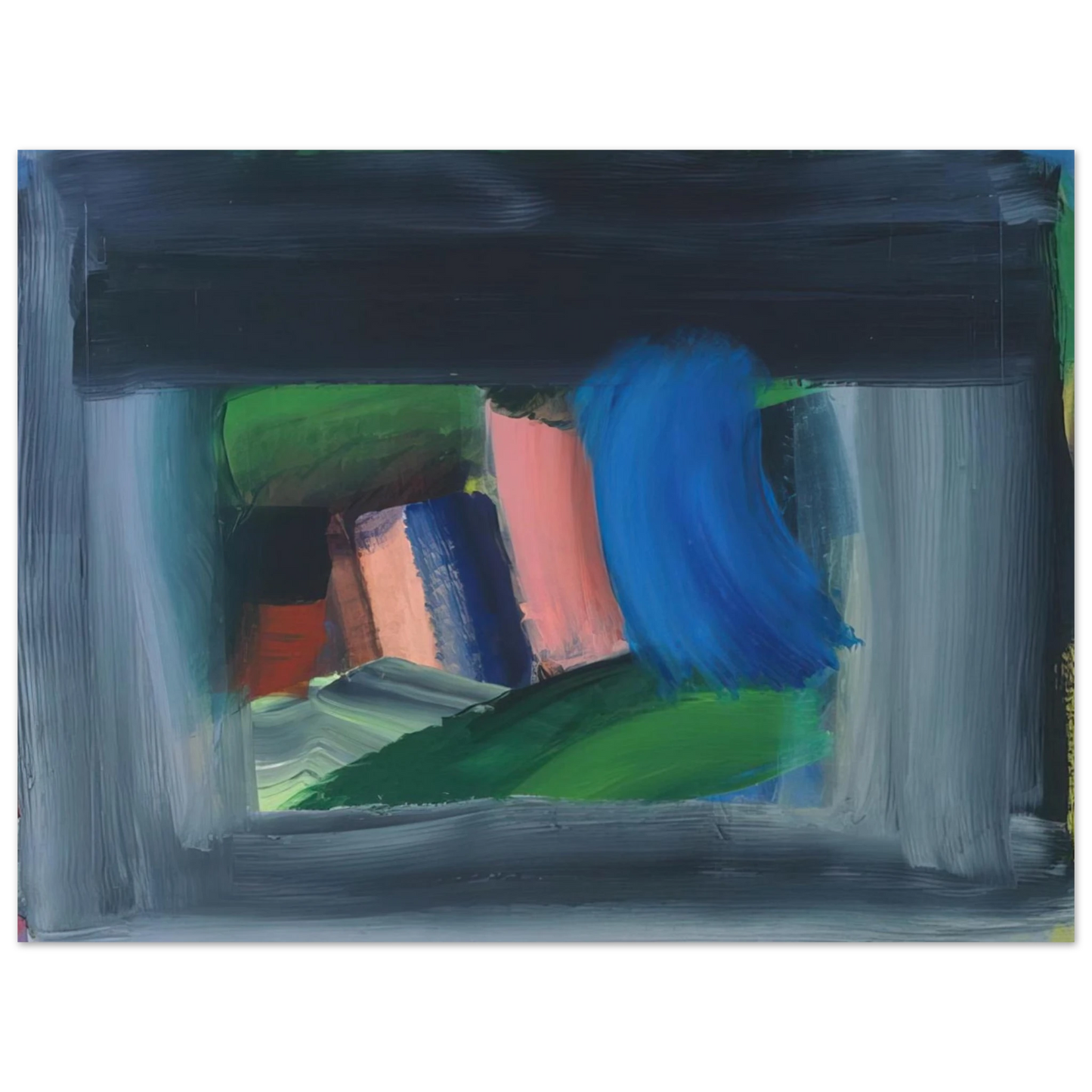 Howard Hodgkin - Rain - 1989 75x100 cm / 30x40inches Fine Art Poster