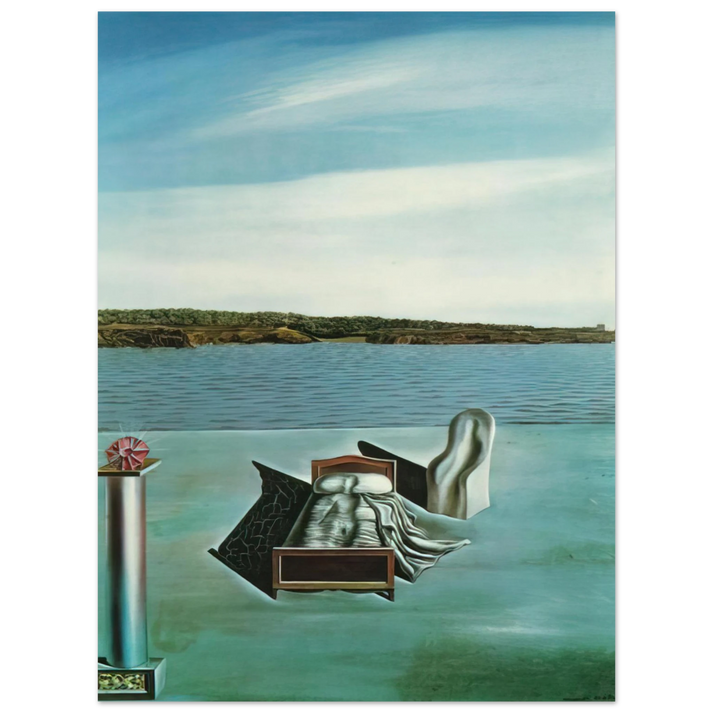 Salvador Dali - SURREALIST COMPOSITION WITH INVISIBLE FIGURES 75x100 cm / 30x40inches Fine Art Poster