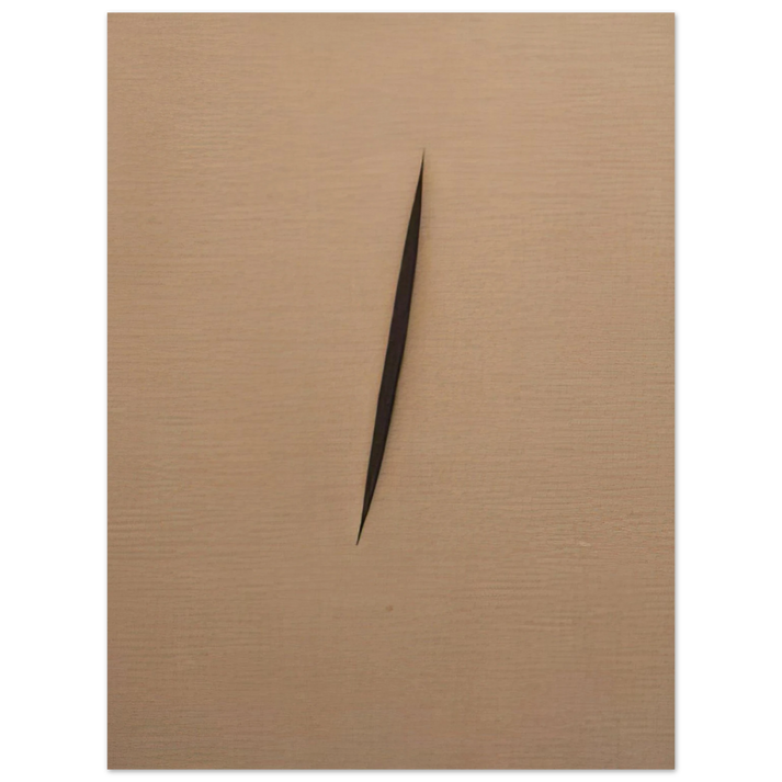 Lucio Fontana - Concept Spatiale - 1960 75x100 cm / 30x40inches Fine Art Poster