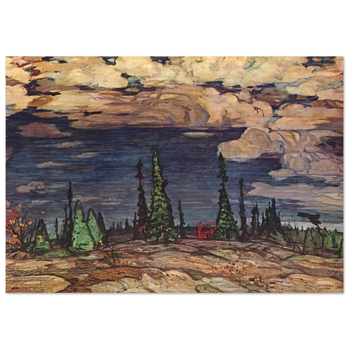 Terre Sauvage - 1913 - A.Y. Jackson Brushed Aluminum Print - 70x100 cm / 28x40 inches | A.Y. Jackson Aluminum Print | A.Y. Jackson Prints