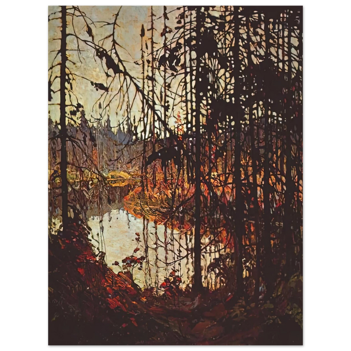 Tom Thomson - NORTHERN RIVER 1915 75x100 cm / 30x40inches Fine Art Poster