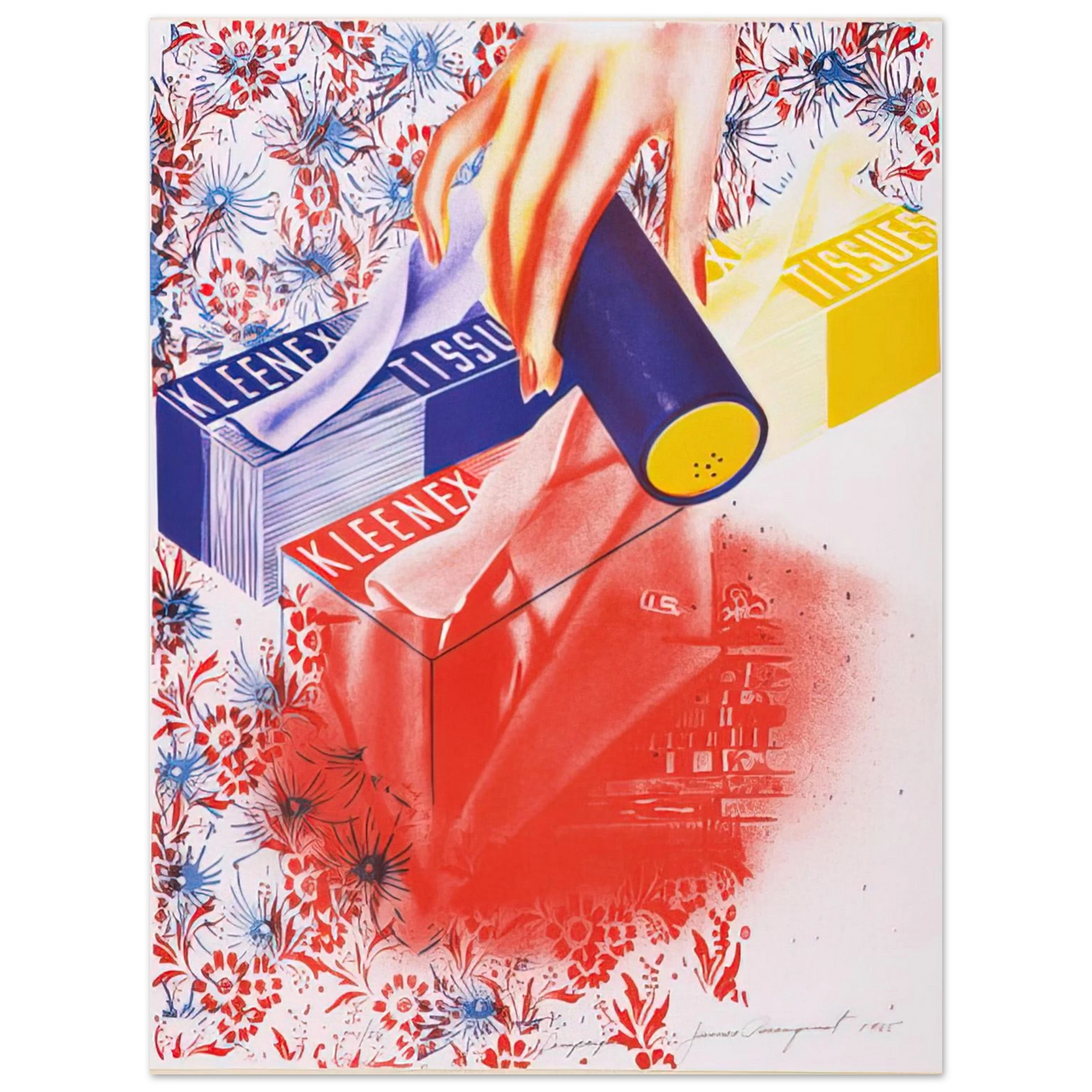 James Rosenquist - Campaign 75x100 cm / 30x40inches Fine Art Poster