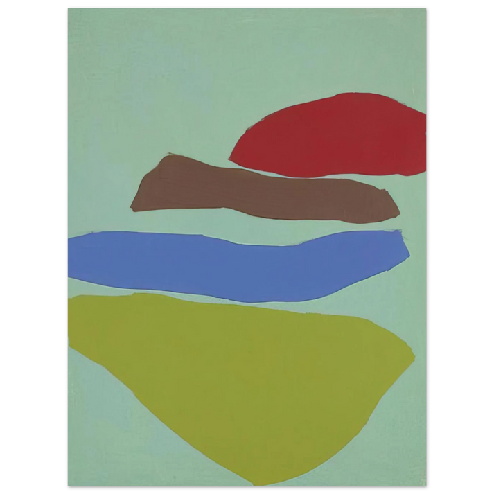 Ray Parker - Untitled - 1967 75x100 cm / 30x40inches Fine Art Poster