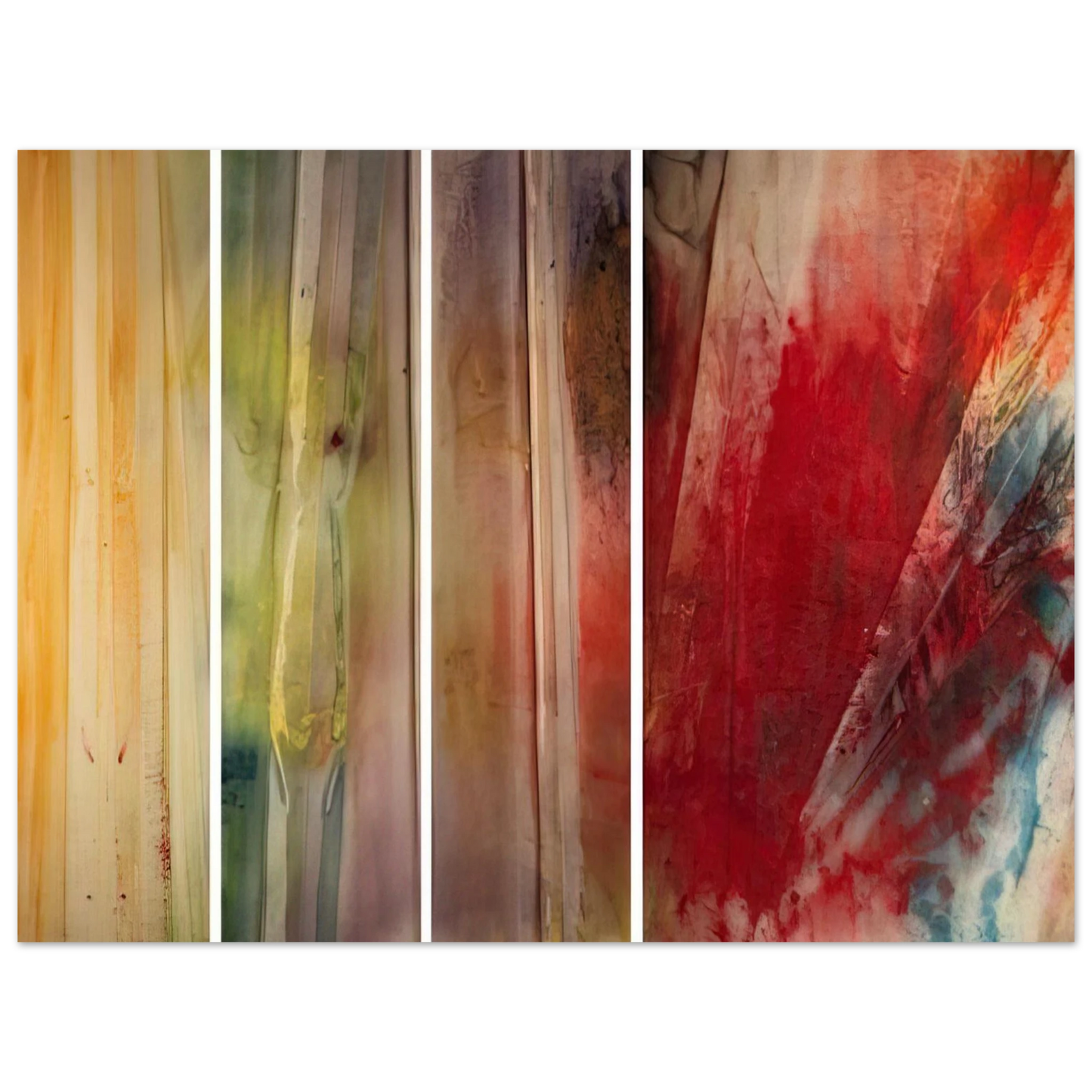 Sam Gilliam - A Warmth, A Lightness, A Glow and Then 75x100 cm / 30x40inches Fine Art Poster