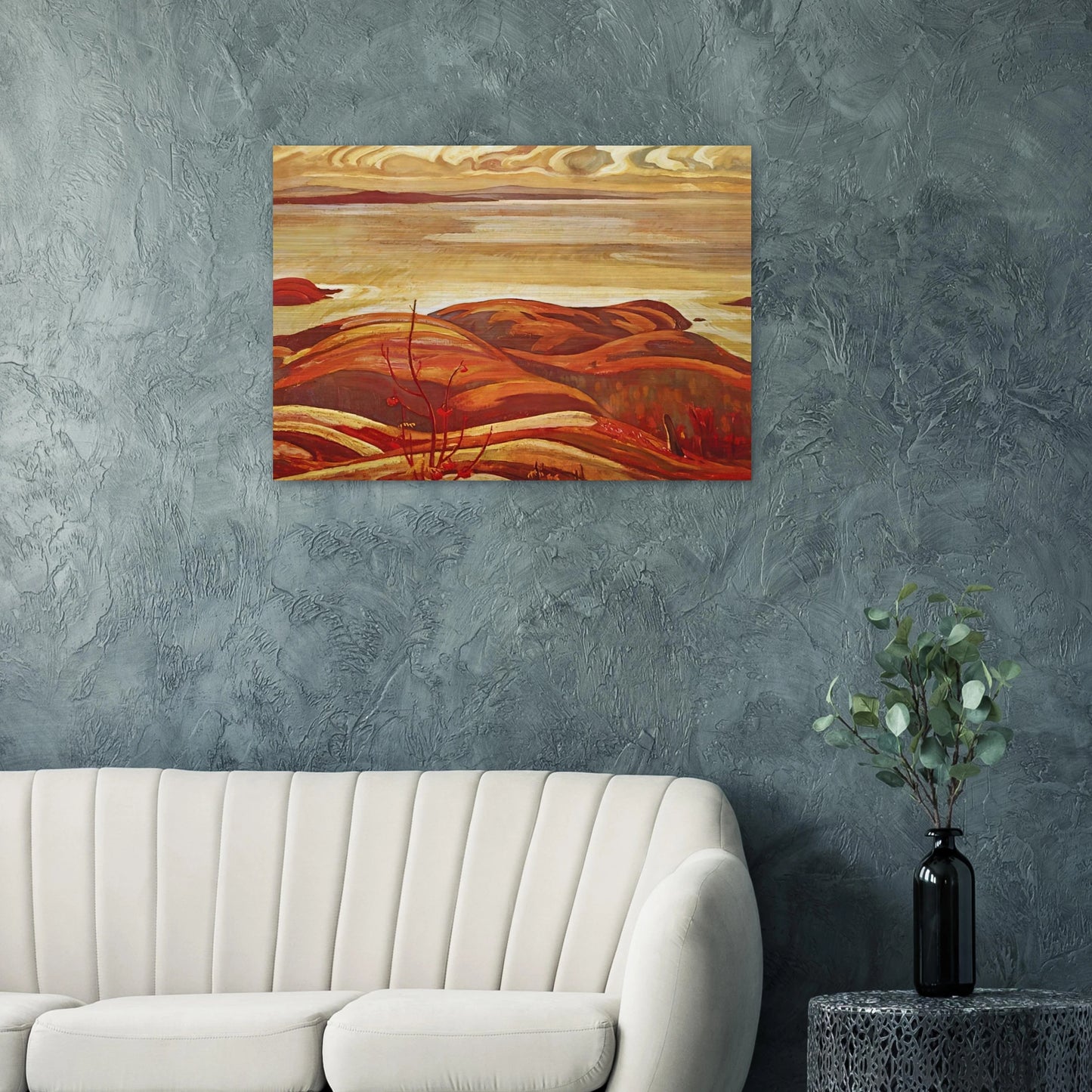 North Shore, Lake Superior - 1926 - A.Y. Jackson Brushed Aluminum Print - 70x100 cm / 28x40 inches | A.Y. Jackson Aluminum Print | A.Y. Jackson Prints