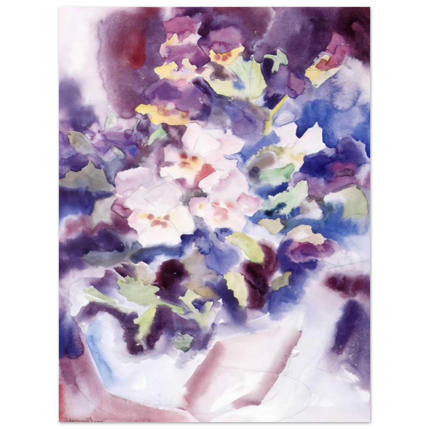 Charles Demuth - Pansies - 1915 75x100 cm / 30x40inches Fine Art Poster