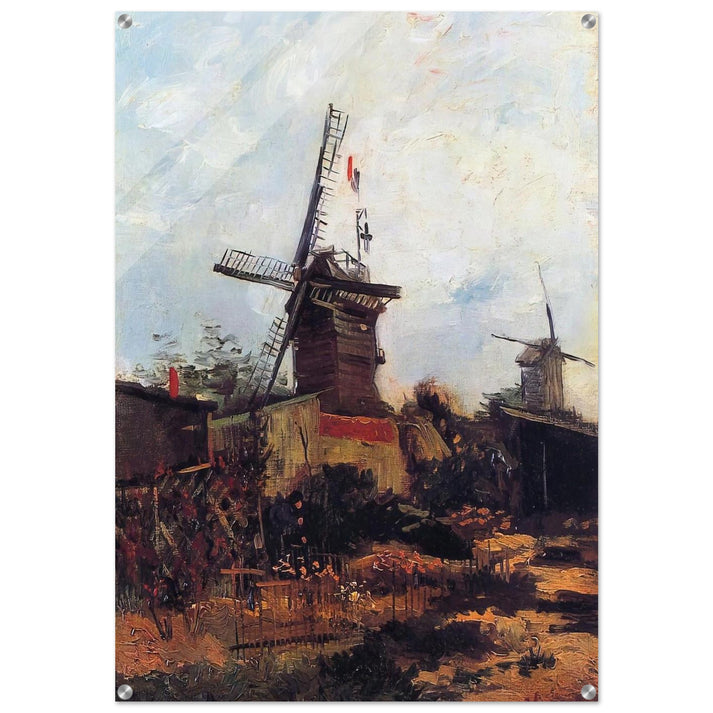 The Mill of Blute End - Vincent van Gogh Acrylic Print - 70x100 cm / 28x40″ inches