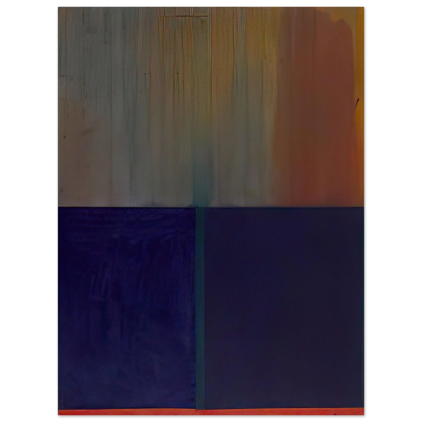 John Hoyland - 12.12.68 - 1969 75x100 cm / 30x40inches Fine Art Poster