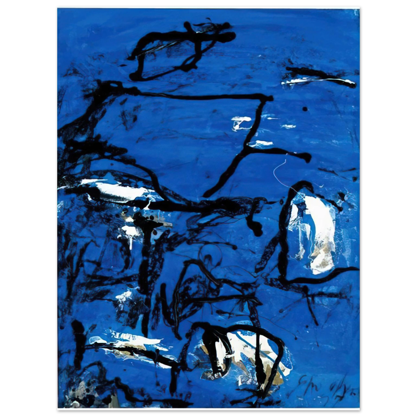 Emil Schumacher - Cuma - Tachisme 75x100 cm / 30x40inches Fine Art Poster