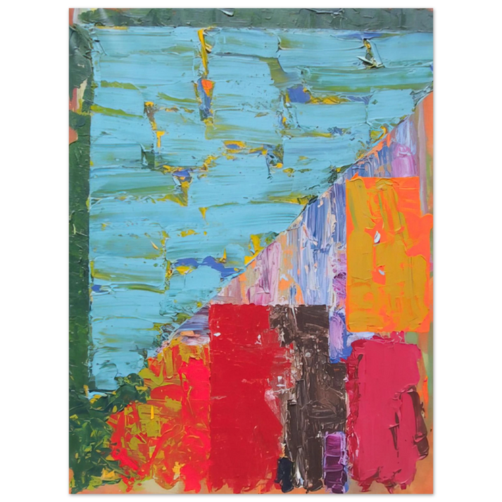 John Hoyland - 25.4.78 - 1978 75x100 cm / 30x40inches Fine Art Poster