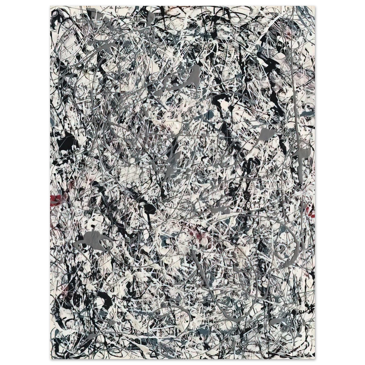 Jackson Pollock - NUMBER 19 1948 75x100 cm / 30x40inches Fine Art Poster