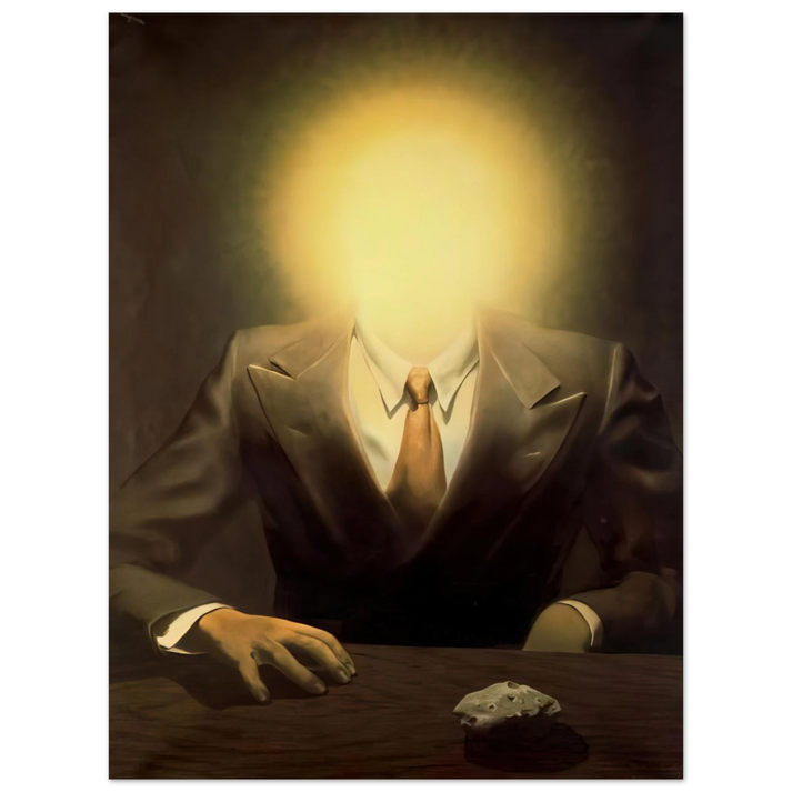 Rene Magritte - THE PLEASURE PRINCIPLE PORTRAIT OF EDWARD JAMES 1937 75x100 cm / 30x40inches Fine Art Poster