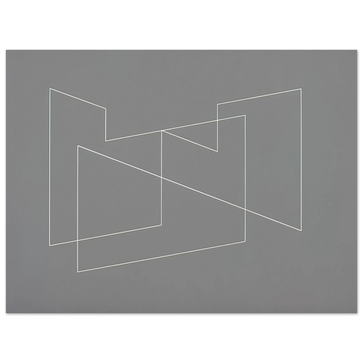 Josef Albers - STRUCTURAL INDICATION 1948 75x100 cm / 30x40inches Fine Art Poster