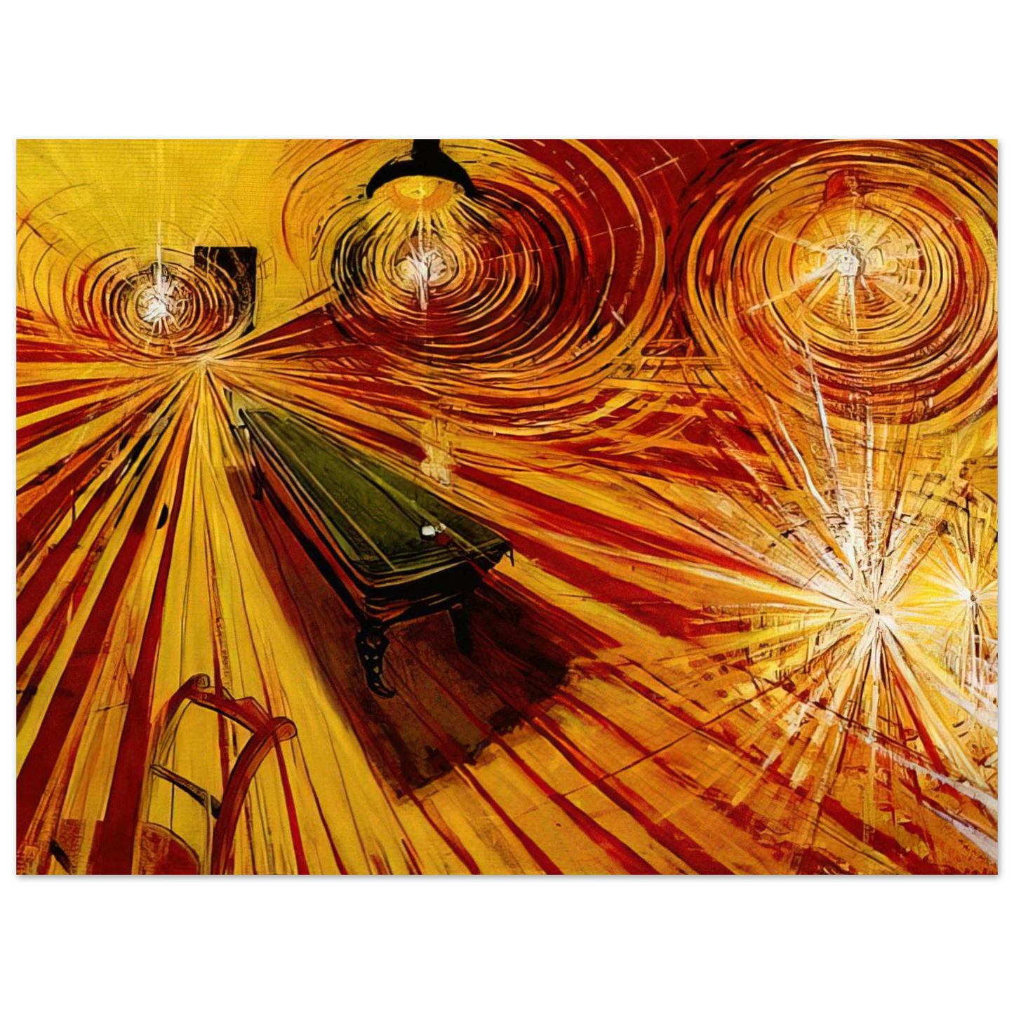 Brett Whiteley - Night Cafe - 1972 75x100 cm / 30x40inches Fine Art Poster