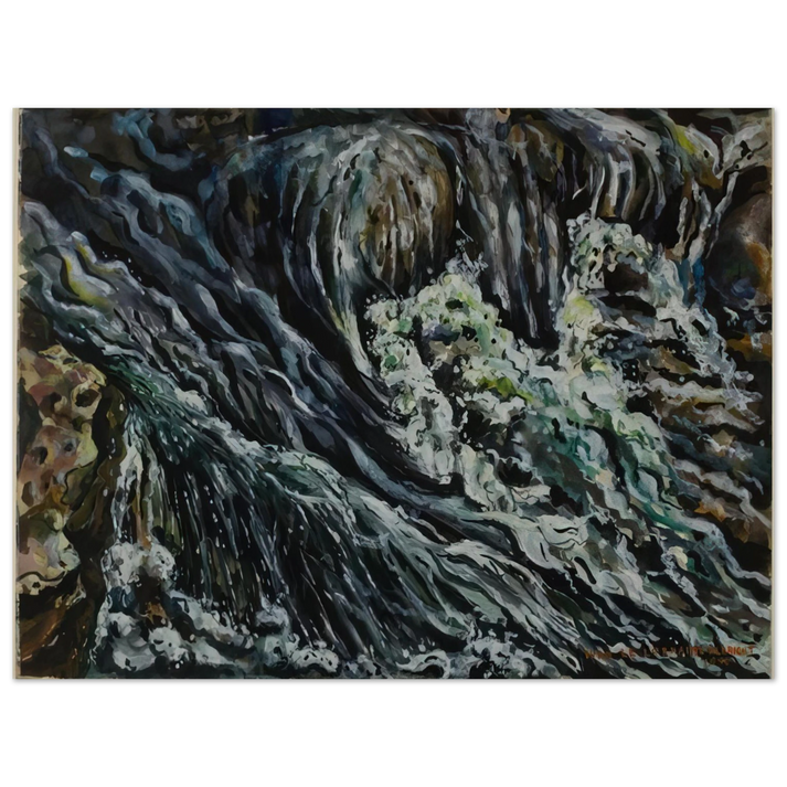 Ivan Albright - BRIDAL TEN SLEEP FALLS 75x100 cm / 30x40inches Fine Art Poster