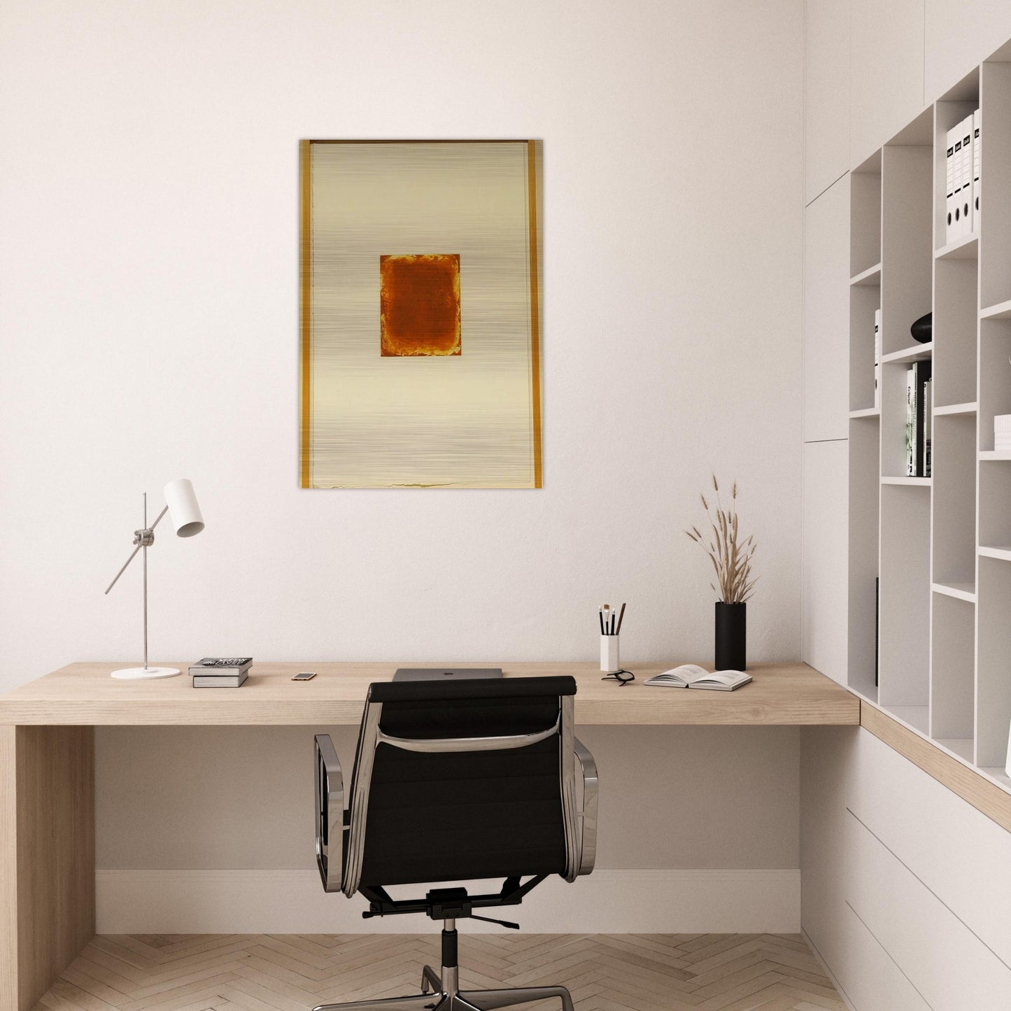 UNTITLED 1991 - Gotthard Graubner Brushed Aluminum Print - 70x100 cm / 28x40 inches | Gotthard Graubner Aluminum Print | Gotthard Graubner Prints