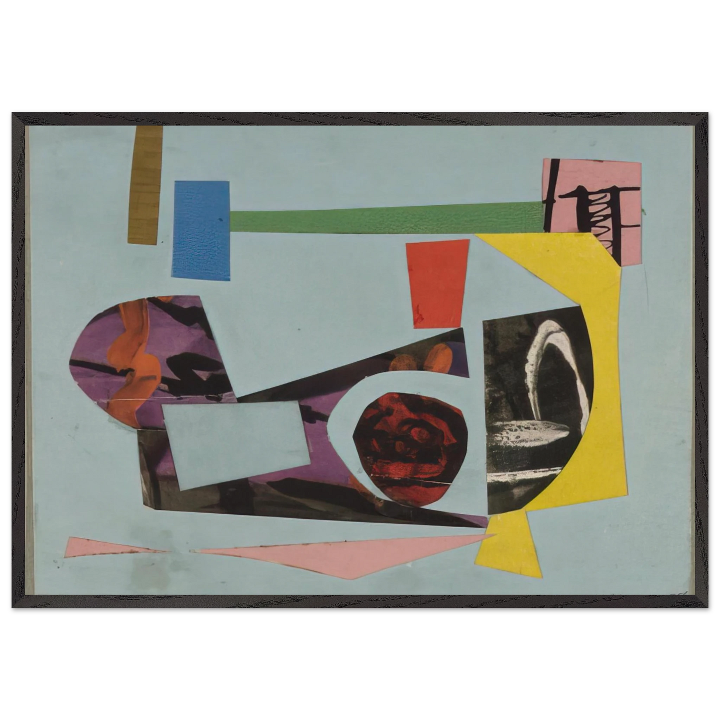 Study for a Painting - 1938 - Ad Reinhardt 70x100 cm / 28x40 inches Framed Art Print – Black Wooden Frame