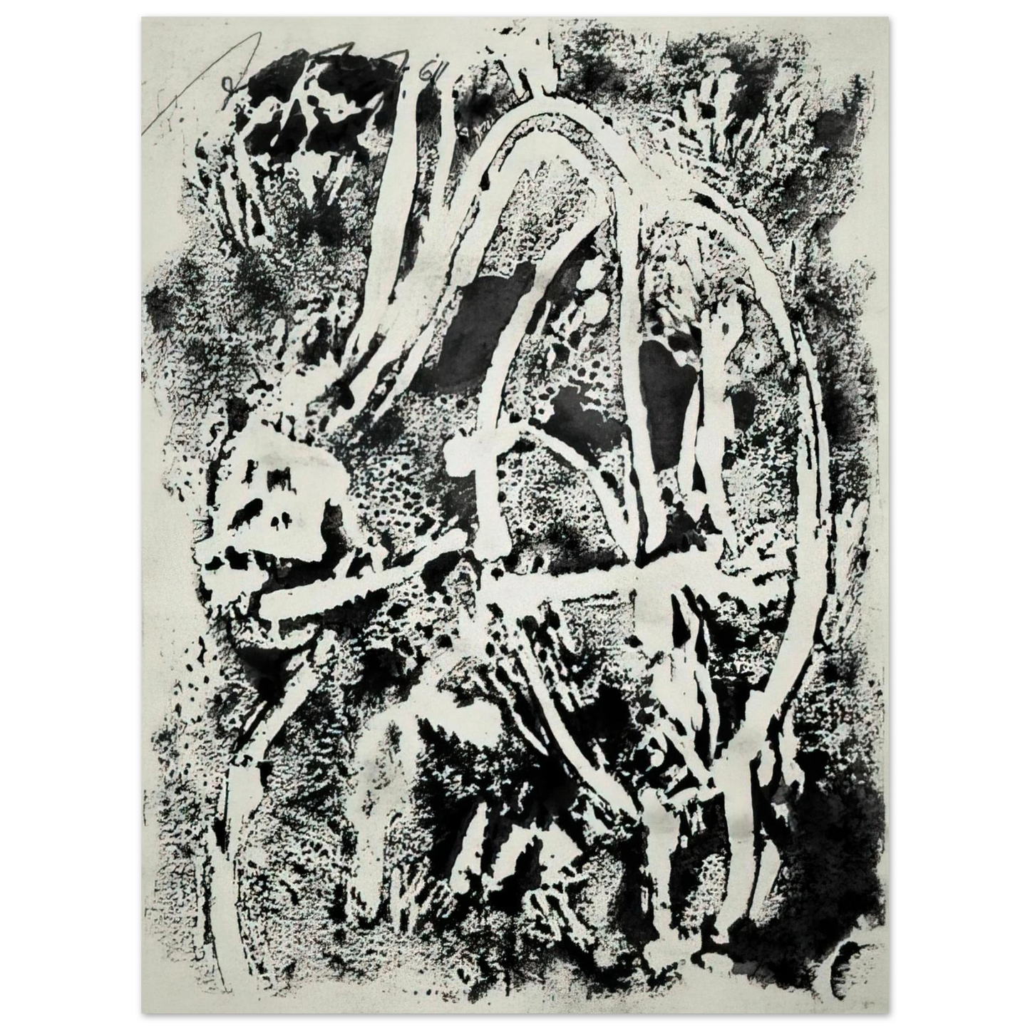 Adja Yunkers - Untitled - 1961 75x100 cm / 30x40inches Fine Art Poster
