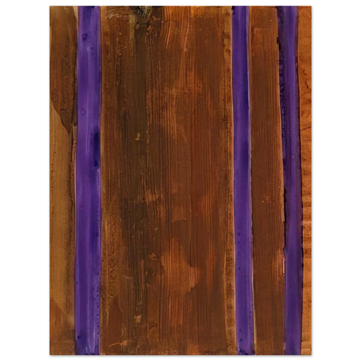 Gunther Forg - Untitled brownviolet - 2001 75x100 cm / 30x40inches Fine Art Poster