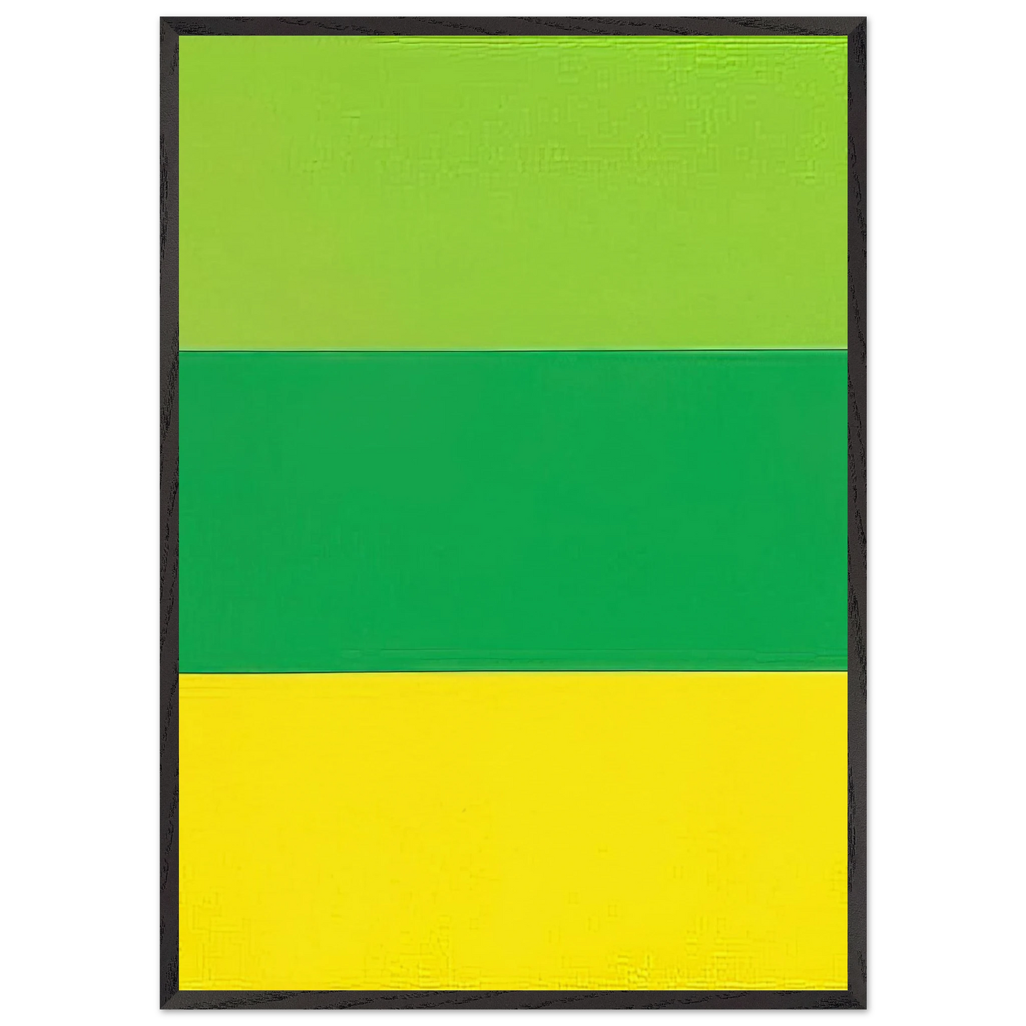 Train Landscape - Ellsworth Kelly 70x100 cm / 28x40 inches Framed Art Print – Black Wooden Frame