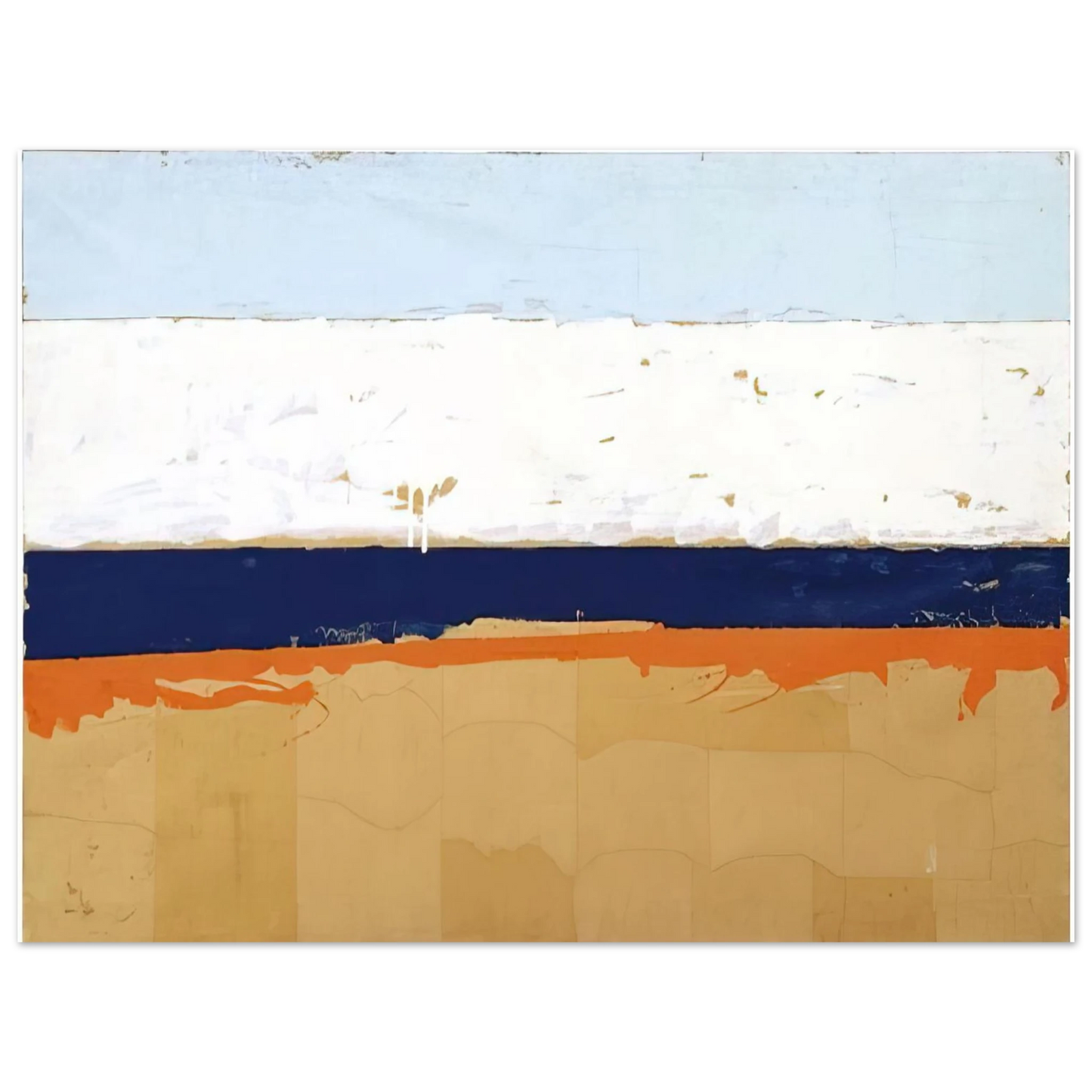 Mario Schifano - Grande Angolo - 1963 75x100 cm / 30x40inches Fine Art Poster