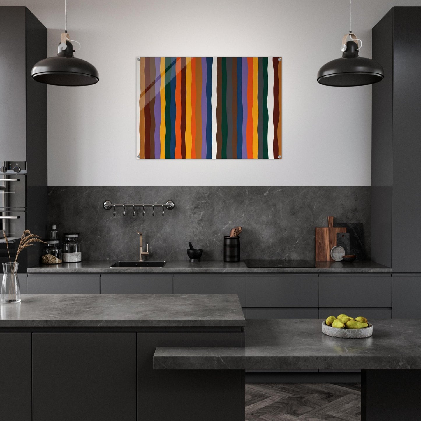 #20 - 1977 - Karl Benjamin Acrylic Print - 70x100 cm / 28x40″ inches | Karl Benjamin Wall Art | Karl Benjamin Prints