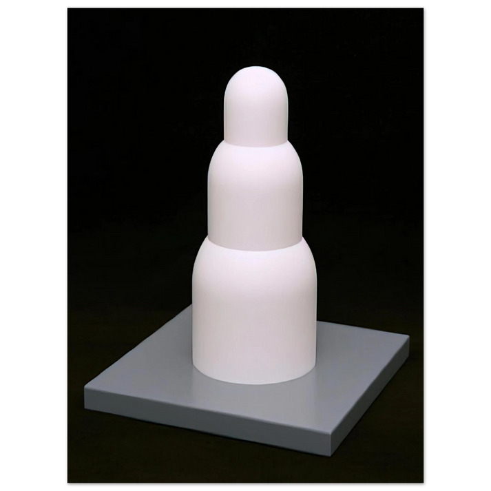 Sol LeWitt - Three Stacked Domes 75x100 cm / 30x40inches Fine Art Poster